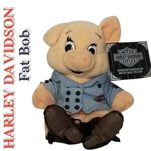Vintage 1998 Harley Davidson 6" Fat Bob The Pig